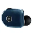 Master & Dynamic MW07 PLUS Noise Canceling Fully Wireless Earphones, 10 Hours of Continuous Playback, Apt-X Compatible, Splashproof, Steel Blue