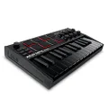 AKAI Professional MPK Mini MK3-25 Key USB MIDI Keyboard Controller With 8 Backlit Drum Pads, 8 Knobs and Music Production Software included (Black)