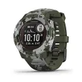 Garmin Instinct Solar, Rugged Outdoor Smartwatch with Solar Charging Capabilities, Built-in Sports Apps and Health Monitoring, Lichen Camo