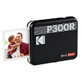 KODAK Mini 3 Retro Portable Photo Printer, Compatible with iOS, Android & Bluetooth Devices, Real Photo: (3x3), 4Pass Technology & Laminating Process, Print Photos - Black