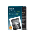 Epson Ultra Premium Presentation Paper MATTE (8.5x11 Inches, 50 Sheets) (S041341),White