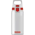 SIGG - Tritan Water Bottle - Total Clear ONE Red - Suitable For Carbonated Beverages - Dishwasher Safe - Leakproof - Lightweight - Scratch Resistant - BPA Free - 17 oz