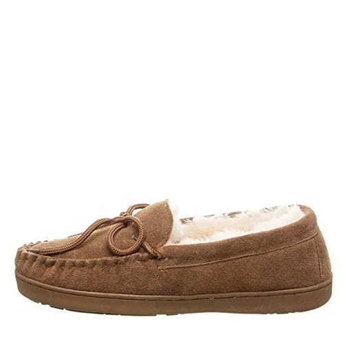 BEARPAW Men's Moc II Multiple Colors | Men's Slipper | Men's Shoe | Comfortable & Lightweight, Hickory Ii, 9