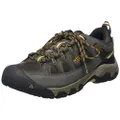 KEEN Men's Targhee 3 Low Height Waterproof Hiking Shoes, 13 US, Black Olive/Golden Brown, 14