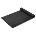 Gaiam Yoga Mat Premium Print Extra Thick Non Slip Exercise & Fitness Mat for All Types of Yoga, Pilates & Floor Workouts, Midnight Mandala, 6mm
