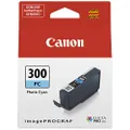 Canon PFI-300 PC Original Cyan (Photo) Standard Yield Ink Cartridge | Works with PRO-300 | 4197C003AA