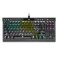 CORSAIR CS-CH-9119014-NA K70 RGB TKL Mechanical Gaming Keyboard, Cherry MX Speed Black