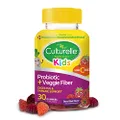 Culturelle Kids Daily Probiotic + Veggie Fiber Gummies, Prebiotic + Probiotic with Vitamin C Boost, Digestive + Immune Support*, Gluten Free, Mixed Berry Flavor, 30 Count