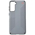 Speck Products Presidio2 Grip Samsung Galaxy S21 5G Case, Graphite Grey/Black/Bold Red