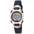Armitron Sport Women's 45/7012 Digital Chronograph Resin Strap Watch, Navy Blue/Rose, Modern