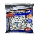 Pride Professional Tee System Evolution Plastic Golf Tees (Pack of 50), 40ct 3-1/4" + 10ct 1-1/2"