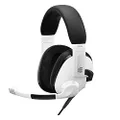 EPOS Audio H3 Closed Acoustic Gaming Headset with Noise-Cancelling Microphone - Plug & Play Audio - Around The Ear - Adjustable, Ergonomic - for PC, Mac, PS4, PS5, Switch, Xbox - White