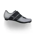 Fizik unisex adult Safety Cycling Shoe, Reflective Grey Black, 12 US