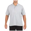 5.11 Tactical Tactical Short-Sleeve Polo, Heather Grey, Small