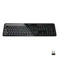 Logitech K750 Wireless Solar Keyboard, Black (920-002912)