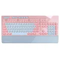 ASUS RGB mechanical gaming keyboard with Cherry MX switches, Pink/Grey