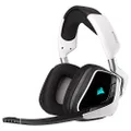 Corsair CS-CA-9011202-AP Void RGB Elite Wireless Premium Gaming Headset with 7.1 Surround Sound, White