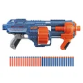 Nerf Elite 2.0 Shockwave RD-15 Foam Dart Blaster with 30 Nerf Darts, Blue/Orange