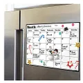 Fridge Calendar Magnetic Dry Erase Calendar Whiteboard Calendar for Kitchen Refrigerator Planners 16.9 Inches X 11.8 Inches