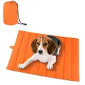 AMOFY Pet Mats, 43"X26", Exceptionally Hygienic, Non-Slip, Water Resistant, Comfortable and Portable, Machine Washable, Fit Indoor Outdoor Use for Dogs Cat Pet, Four Seasons Orange