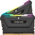 Corsair Vengeance RGB Pro 16GB (2x8GB) DDR4 3600 (PC4-28800) C18 1.35V Optimized for AMD Ryzen - Black (CMH16GX4M2Z3600C18)