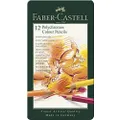 Faber-Castell AG110012 Polychromos Artists Colour Pencil in Tin (12-Pieces)