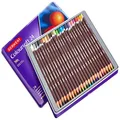 Derwent ColourSoft - Colored Pencils, Drawing, Art, Metal Tin, 24 Count