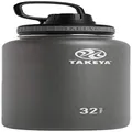 Takeya Originals Vacuum-Insulated Stainless-Steel Water Bottle, Graphite, 32oz, (50016)