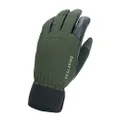 SEALSKINZ Unisex Waterproof All Weather Hunting Glove, Olive Green/Black, Large