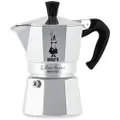 Bialetti Moka Express Stovetop Coffee Maker, 3-Cup, Aluminium (New Version)