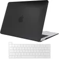 ProCase for MacBook Pro 13 2023 2022 2020 M2 M1 A2338 A2289 A2251, Hard Shell Case and Keyboard Skin Cover for MacBook Pro 13 Inch -Black