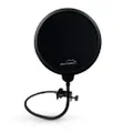 Auphonix Pop Filter Screen for Microphones - Gooseneck Clamps Compatible with Blue Yeti Microphone - Great Gift