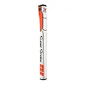SuperStroke Traxion WristLock Golf Putter Grip, Orange/White | Advanced Surface Texture that Improves Feedback and Tack | Made to Lock Your Wrist | Minimize Grip Pressure with a Unique Parallel Design