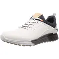 ECCO Men's S-Three Gore-TEX Golf Shoe, White, 42 M EU (8-8.5 US)