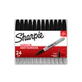 Sharpie Permanent Markers | Fine Point | Black | 24 Count