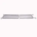 Hershii Closet Tension Shelf & Rod Expandable Metal Storage Rack Adjustable Organizer DIY Divider Separator for Cabinet Wardrobe Cupboard (84-117.5cm/33.07-46.25inches, Ivory)