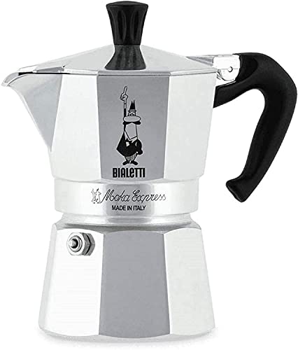 Bialetti 6799 Moka Express, Sliver, 130ml