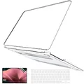 B BELK Case Compatible with MacBook Air 13 Inch 2010-2017 Release, Ultra Slim Crystal Clear Plastic Hard Shell Cover & Keyboard Cover & Screen Protector for Mac Air 13.3 (Older Version A1369 & A1466)