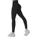 Sunzel Workout Leggings for Women, Squat Proof High Waisted Yoga Pants 4 Way Stretch, Buttery Soft Black