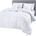Utopia Bedding Comforter Duvet Insert - Quilted Comforter with Corner Tabs - Box Stitched Down Alternative Comforter (Full, White)