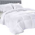 Utopia Bedding Comforter - All Season California Comforter - White Cal King Comforter - Plush Siliconized Fiberfill - Box Stitched