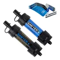Sawyer Products SP2105 MINI Water Filtration System, 2 Pack, Blue and Black