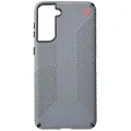 Speck Products Presidio2 Grip Samsung Galaxy S21+ 5G Case, Graphite Grey/Black/Bold Red
