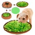 CPOPBOY Snuffle Mat，Dog Snuffle Mat，Nosework for Dogs Large Small Pet Treat Interactive Puzzle Dispenser Toys Machine Washable