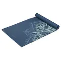 Gaiam Yoga Mat Premium Print Non Slip Exercise & Fitness Mat for All Types of Yoga, Pilates & Floor Workouts, Cool Mint Point, 68 inch L x 24 inch W x 5mm Thick