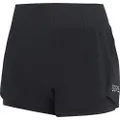 GORE Wear R7 Ladies 2in1 Running Shorts, Size: XS, Colour: Black