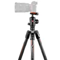 Manfrotto Befree GT 4-Section Carbon Fiber Travel Tripod with 496 Ball Head, Black