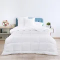 Utopia Bedding All Season Down Alternative Quilted Comforter Twin - Twin Duvet Insert with Corner Tabs - Machine Washable - Duvet Insert Stand Alone Comforter - Twin/Twin XL - White