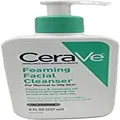 CeraVe Hydrating Cream-to-Foam Cleanser | 236ml/8oz | Removes Makeup and Cleanses with Hyaluronic Acid | Fragrance Free