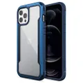 Raptic Shield Case Compatible with iPhone 12 Pro Max Case, Shock Absorbing Protection, Durable Aluminum Frame, 10ft Drop Tested, Fits iPhone 12 Pro Max, Blue